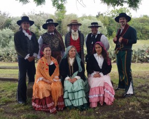 Dancing at the old adobe for Petaluma's for Living History Days 