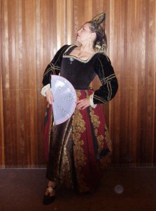 Baroque dance costume
